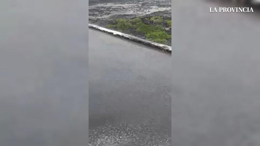 Graniza en Lanzarote