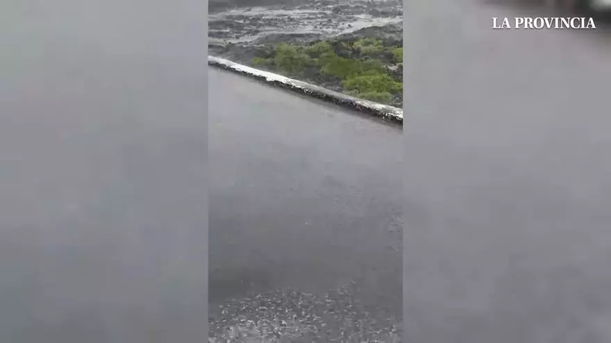 Graniza en Lanzarote