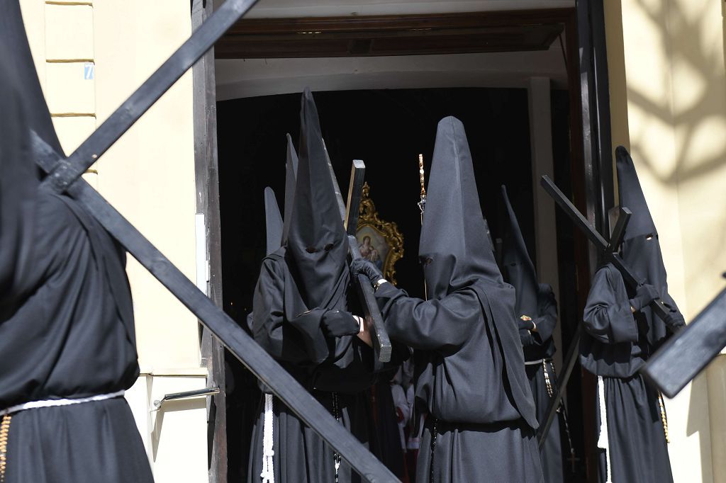 Procesión del Cristo de la Caridad el Sábado Santo en Murcia