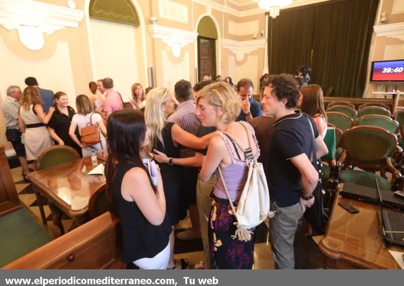 Primer pleno de la legislatura en el Ayuntamiento de Castelló