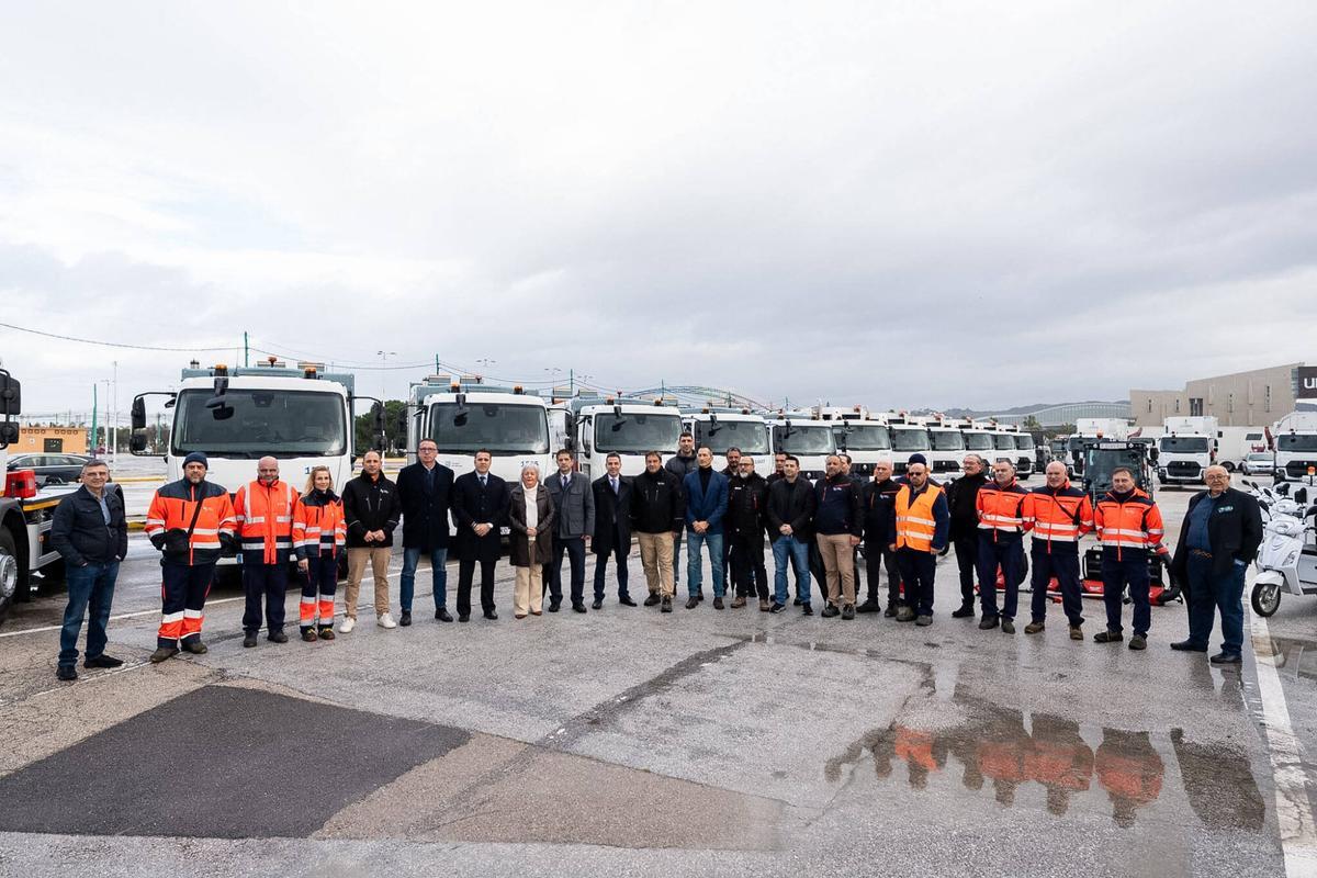 El Ayuntamiento de Málaga incorpora 60 nuevos vehículos de recogida y limpieza con una inversión de más de 5,7 millones de euros