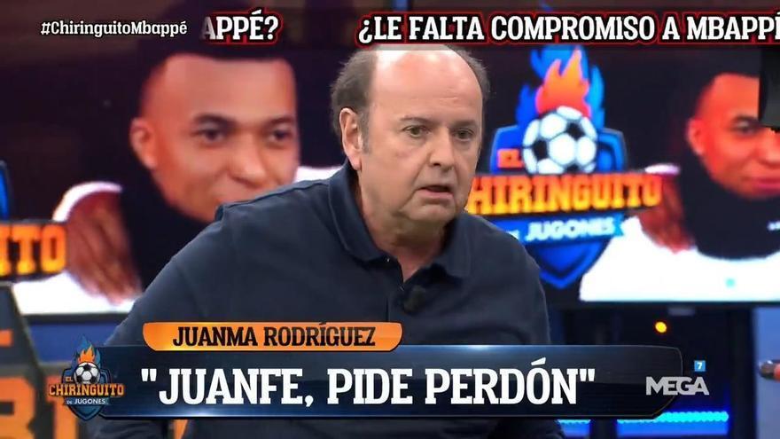 Juanma Rodríguez cargó duramente contra Mbappé en El Chiringuito