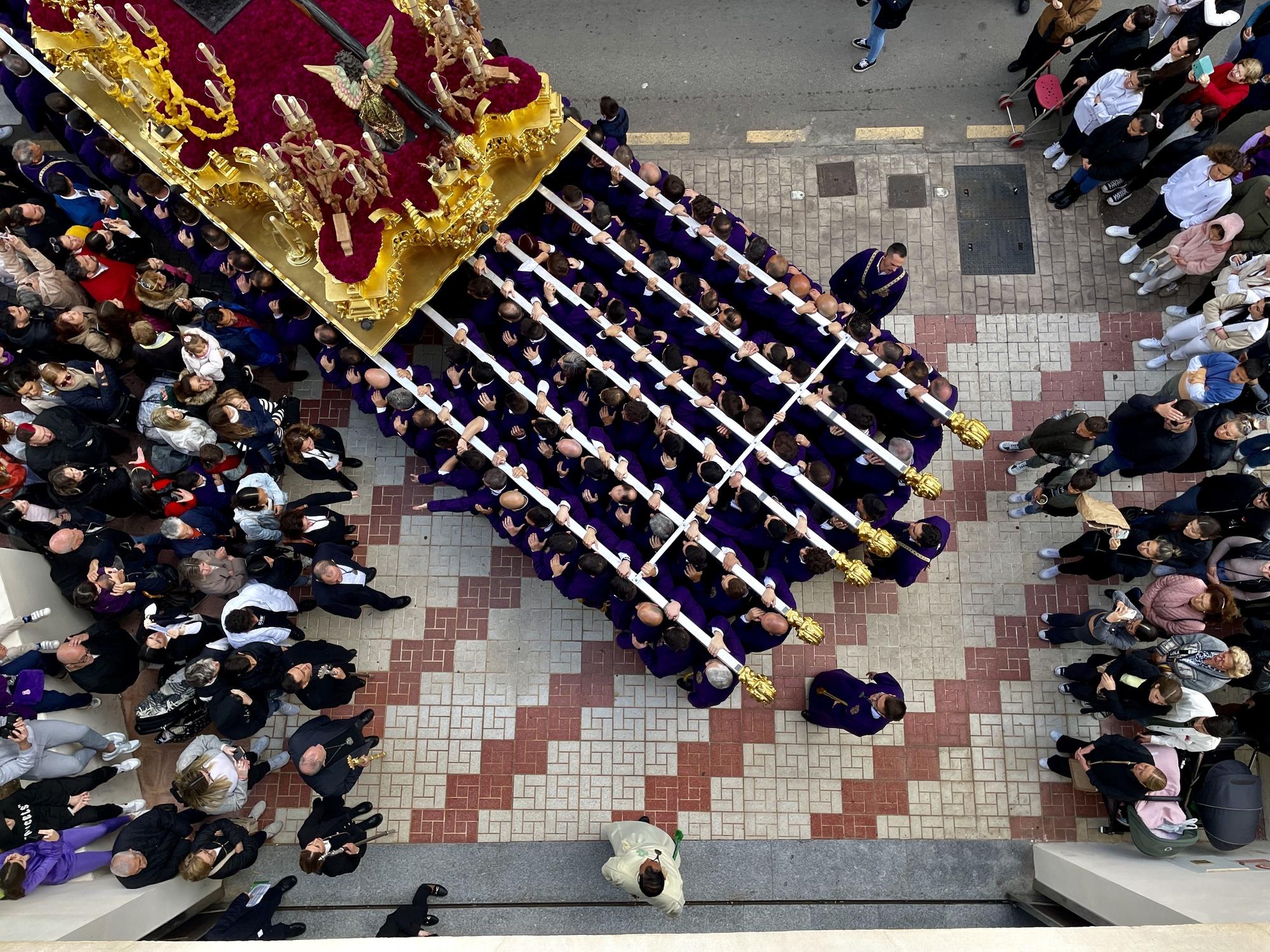 Salida procesional de la Cofradía de Nueva Esperanza.
