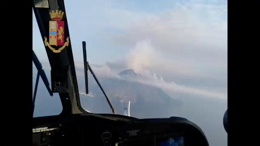Erupció del volcà Stromboli