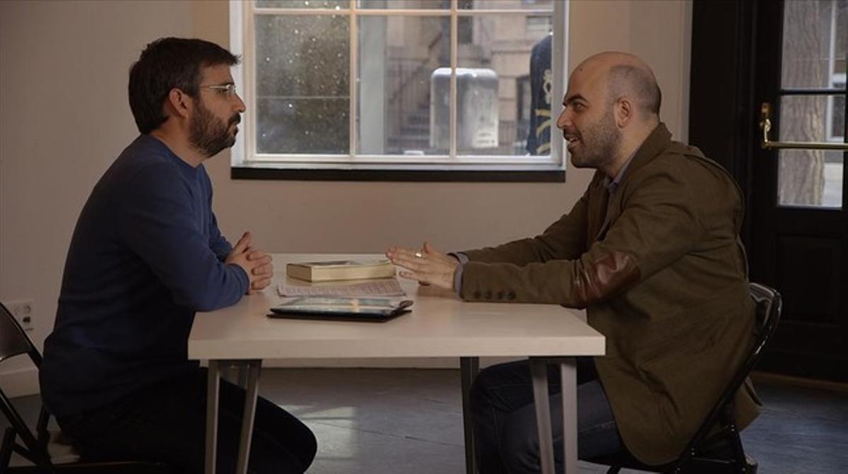 Jordi Évole i Roberto Saviano, a ’Salvados’. Jordi Évole i Roberto Saviano, a ’Salvados’.