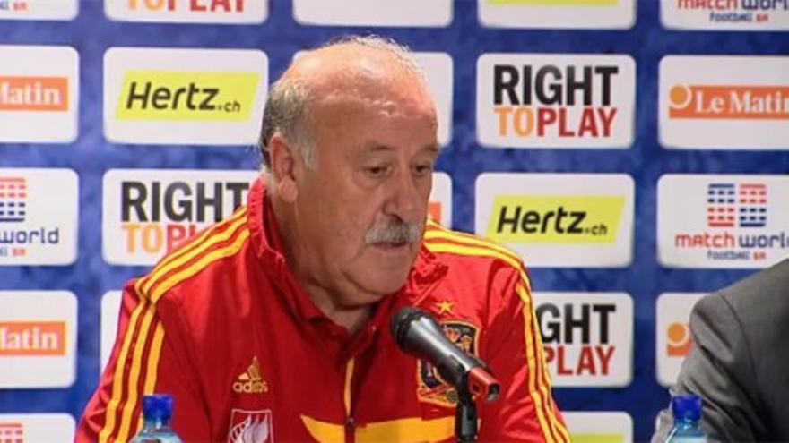 Del Bosque: "Mañana jugarán Valdés y Reina"