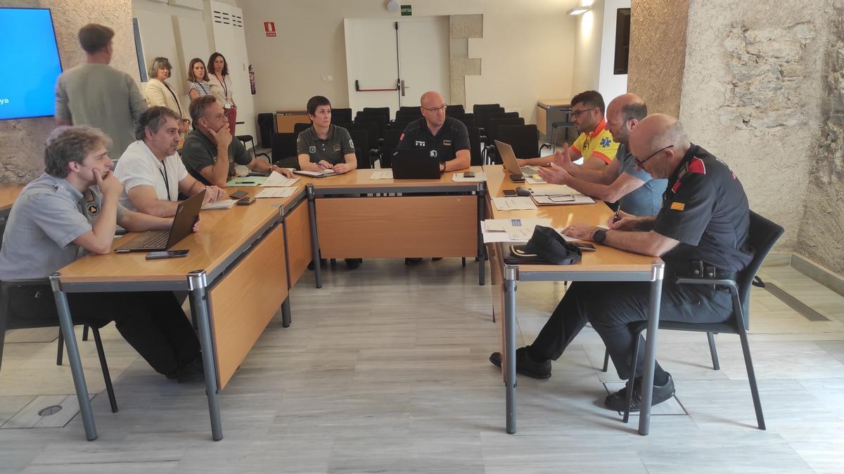 La reunió de coordinació operativa de la Campanya Forestal 2023 de Girona celebrada avui