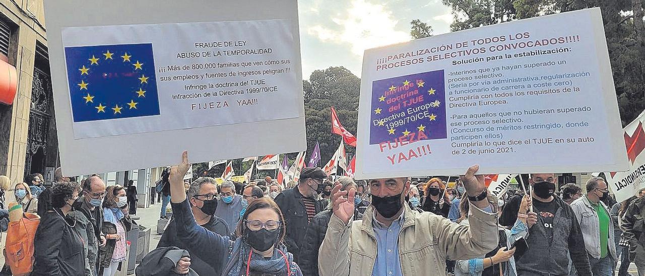 Los interinos tendrán que sacar una nota mínima en el examen para optar a la plaza