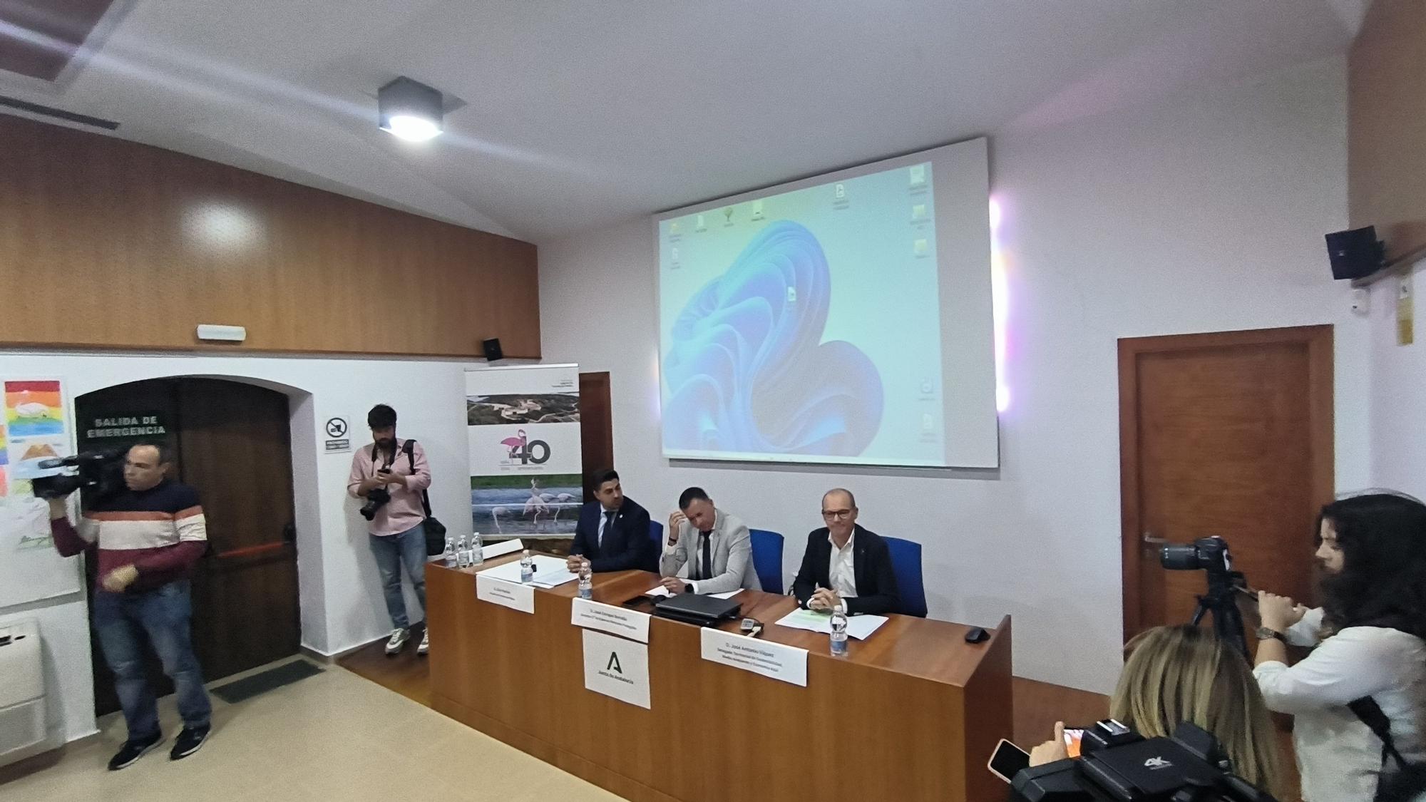 Acto de conmemoración de los 40 años de la Laguna de Fuente de Piedra como Reserva Natural.