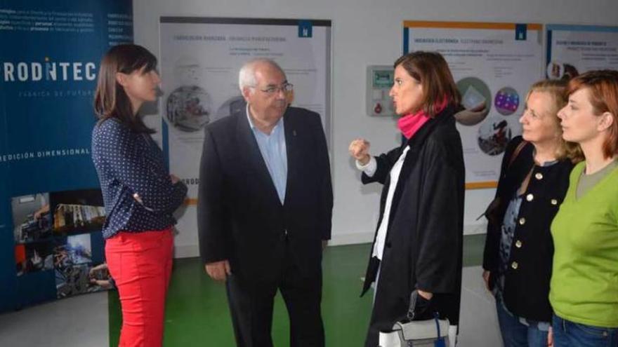 Vicente Álvarez Areces, ayer, en las instalaciones de Prodintec.