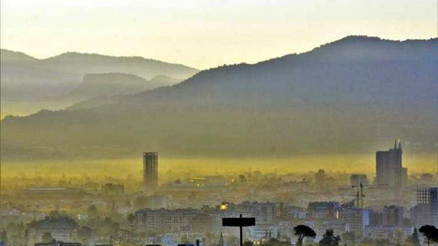 Imagen de contaminación en Murcia