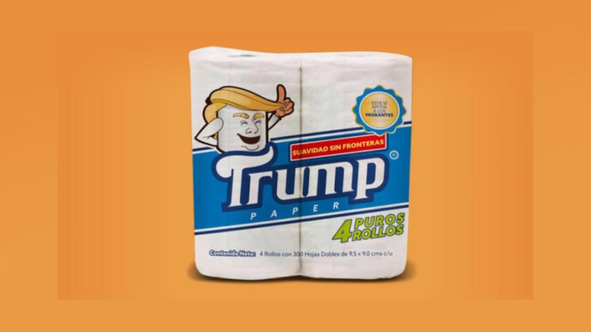 El papel higiénico Trump llegará a las tiendas a finales de año.