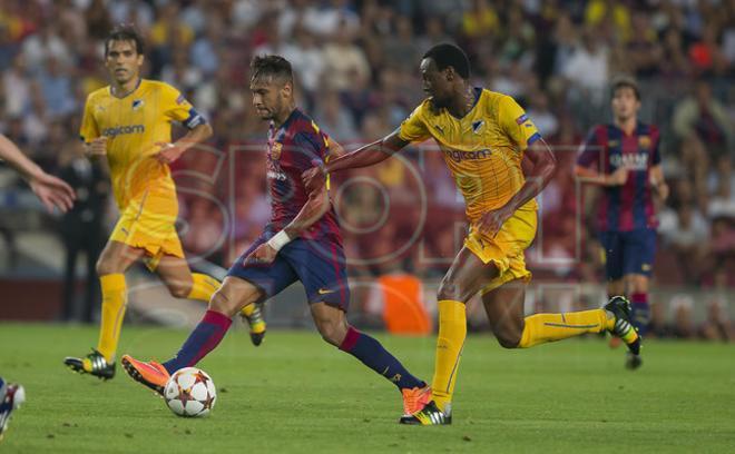 Barça,1 - APOEL de Nicosia,0