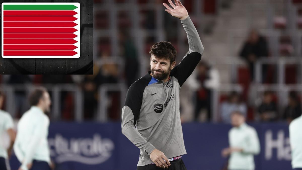 Piqué se despide de la afición.