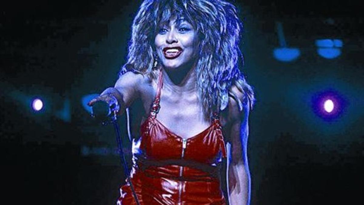 Actuación de Tina Turner en la Monumental en mayo de 1987.