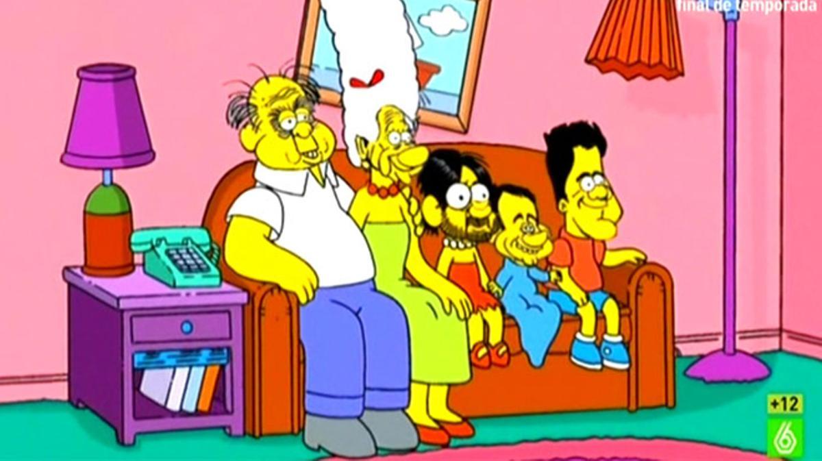 Los Pujol & los Simpson.