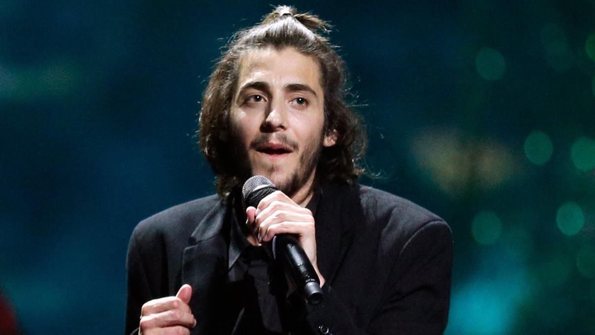 Salvador Sobral en una imagen de archivo, durante su actuación en Eurovisión.