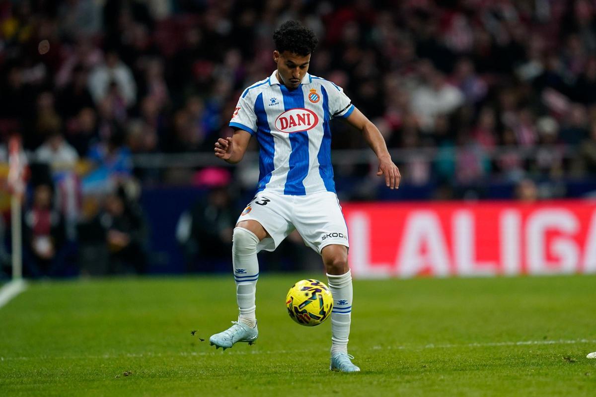 Omar El Hilali, ante el RCD Espanyol