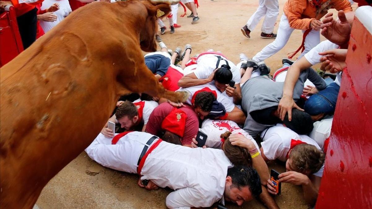 La increíble foto de San Fermín