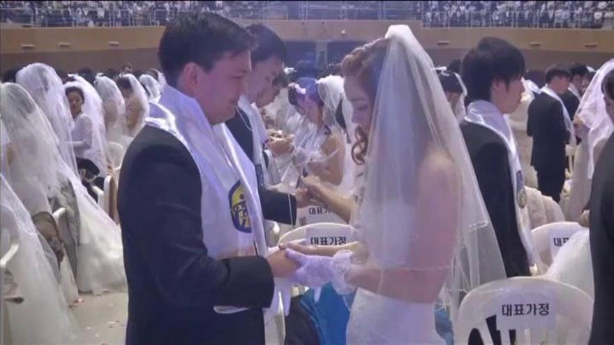 Boda multitudinaria en Corea del Sur