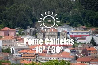 El tiempo en Ponte Caldelas: previsión meteorológica para hoy, lunes 16 de junio