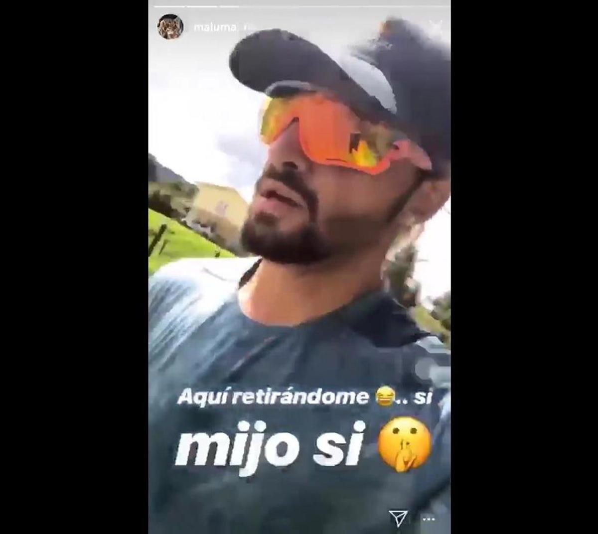 Maluma, habla de un retiro