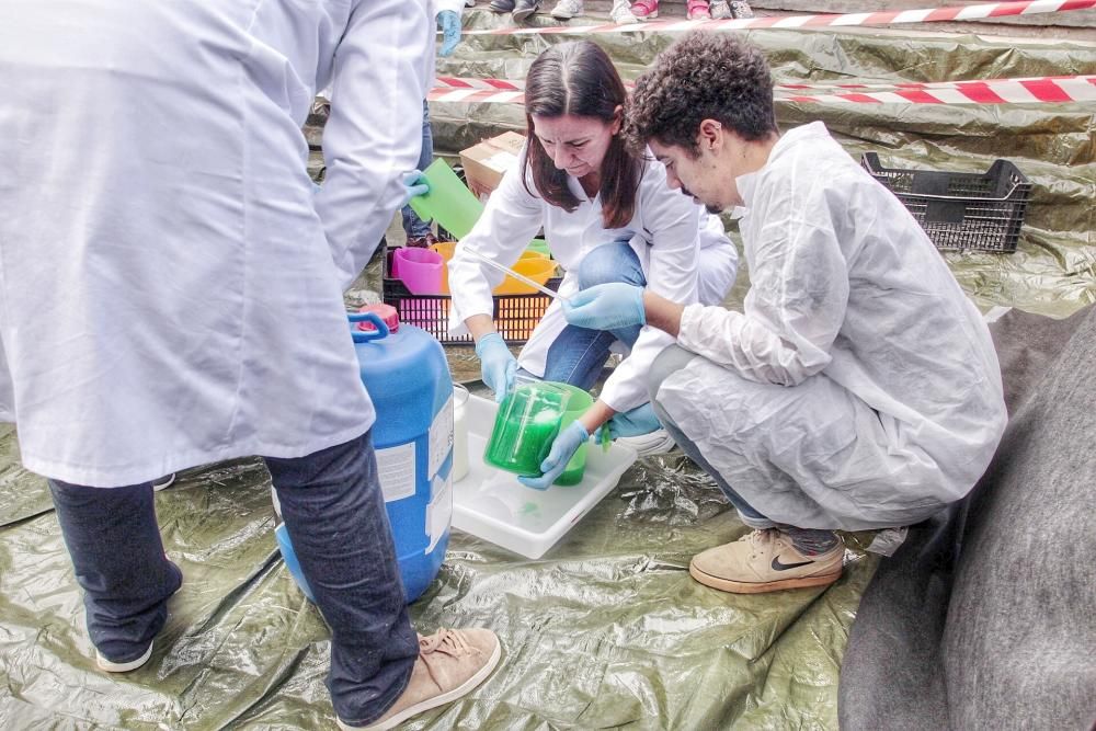 Feria de la Química en La Orotava.