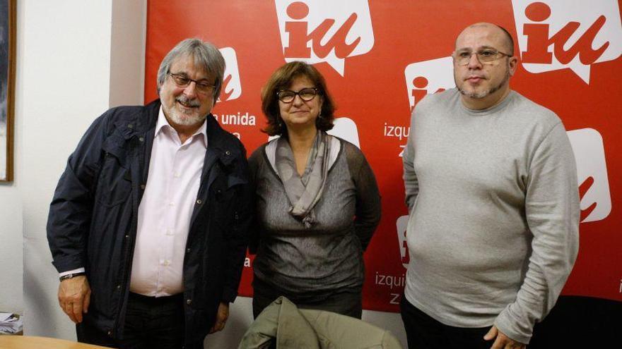 José María González, Paloma López y Carlos Hernáez