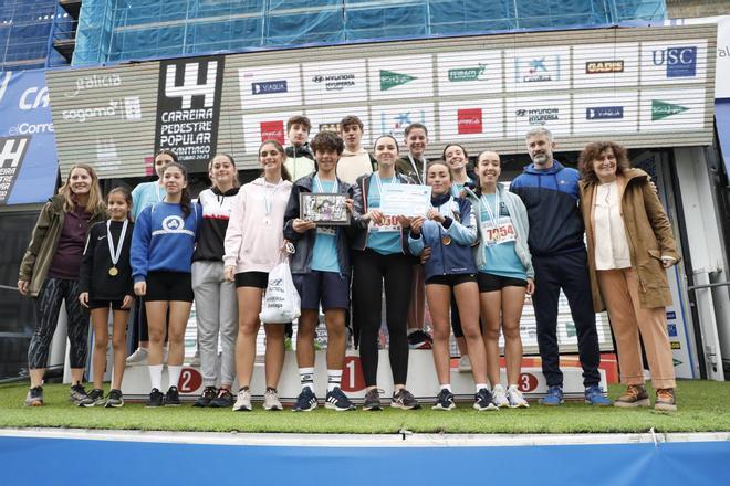 FOTOGALERÍA | Podio e chegada a meta da 44ª Carreira Pedestre Popular de Santiago