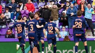 El Celta gana en Valladolid y acaricia Europa