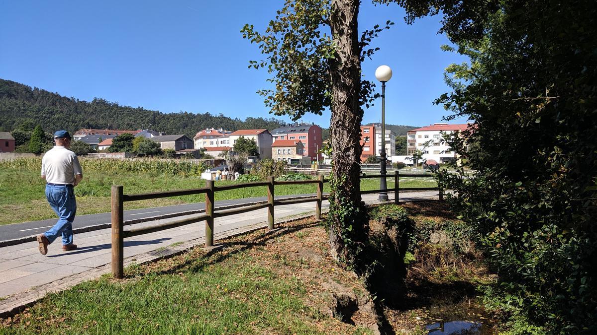 Paseo fluvial del río Bolaños en Arteixo.