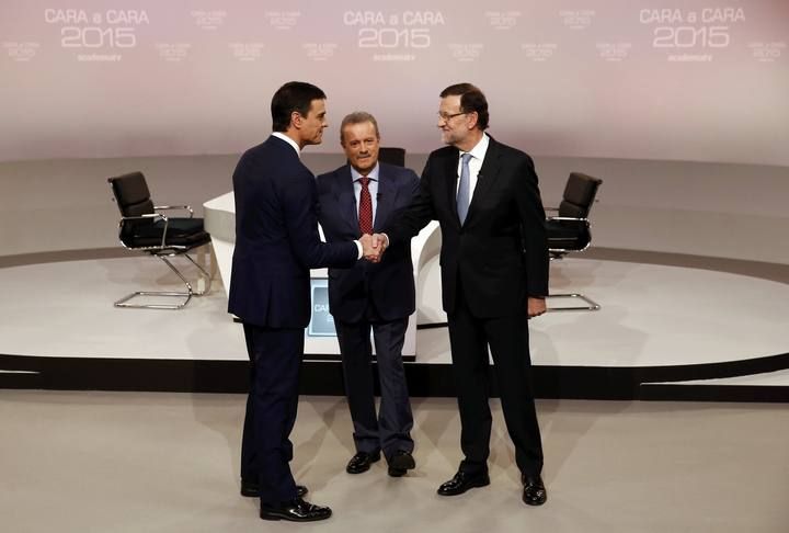Cara a cara entre Mariano Rajoy y Pedro Sánchez