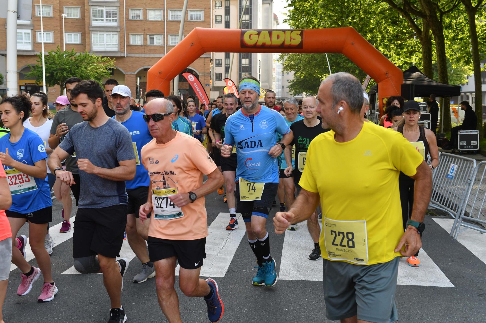 Carrera de Os Rosales del circuito Coruña Corre