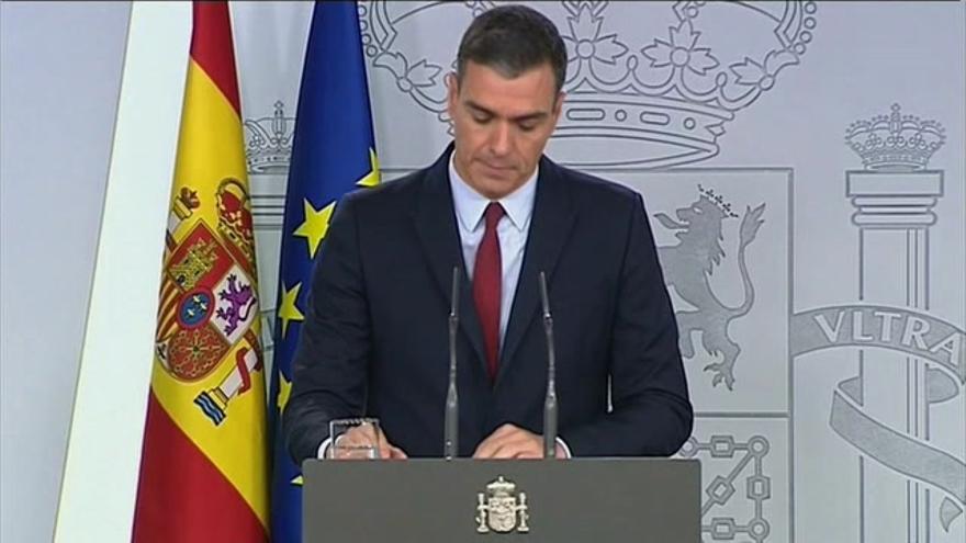 Sánchez dice que la exhumación de Franco pone fin a una "afrenta moral"