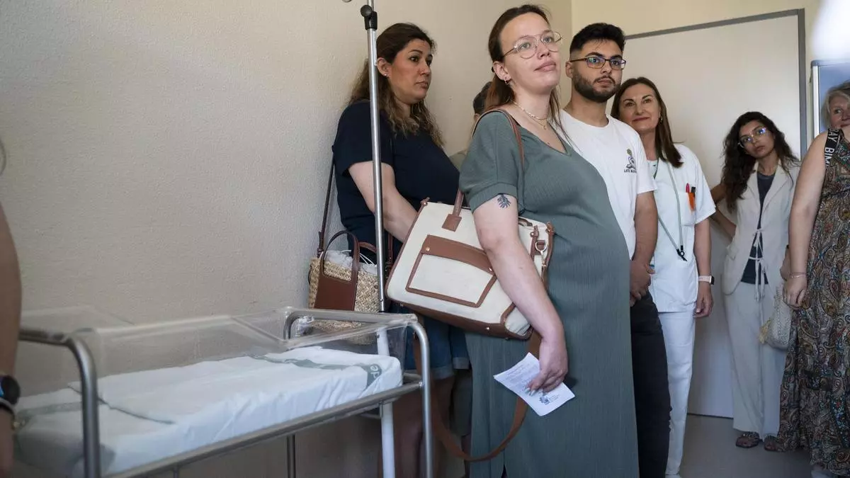 Un tour por el paritorio antes de dar a luz en Cáceres: "Venir te hace estar más tranquila"