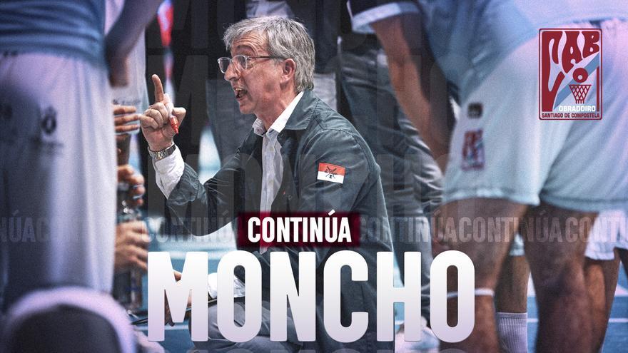 Moncho Fernández continúa como entrenador del Monbus Obradoiro dos temporadas más