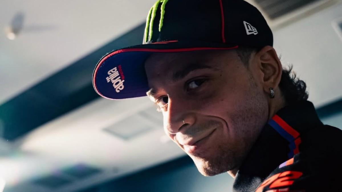 Marco Bezzechi, piloto de Aprilia