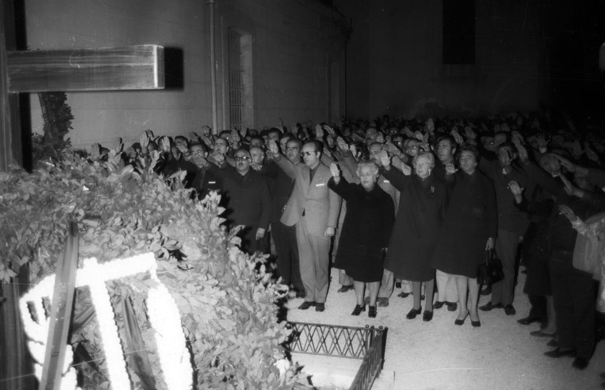 Commemorative events of November 20, 1972, at the site of the execution.