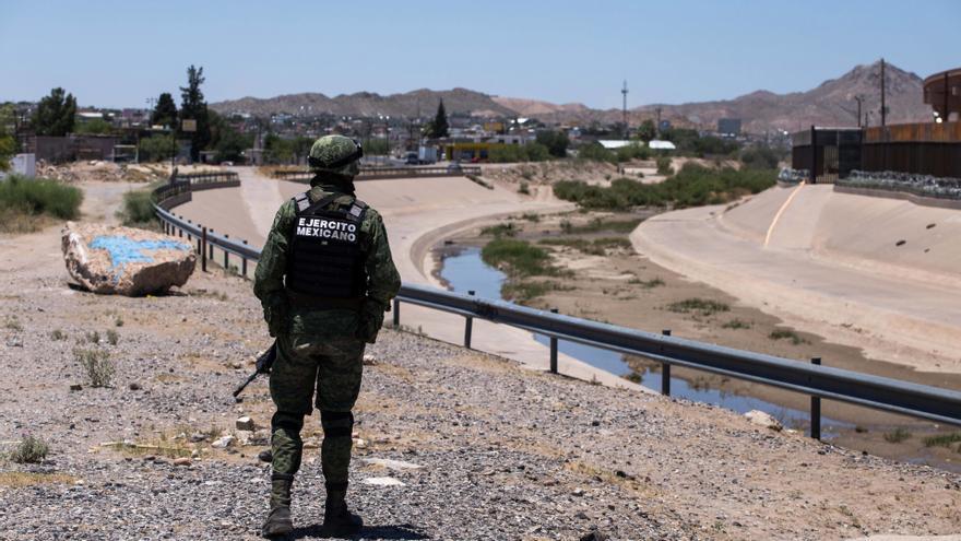Imagen de archivo de un militar mexicano.
