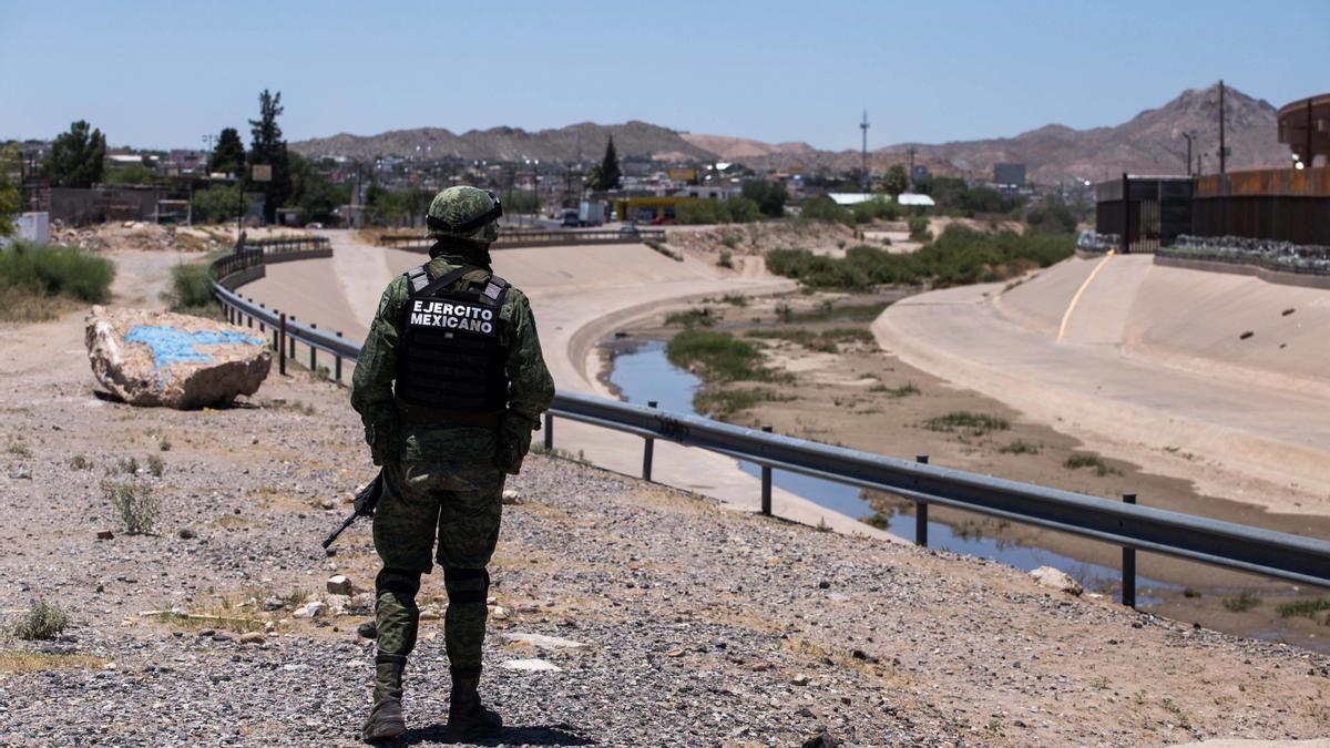 Imagen de archivo de un militar mexicano.