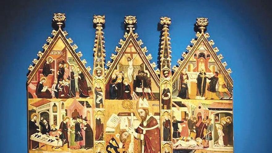 Retaule de Sant Marc i sant Anià, d’Arnau Bassa, fet el 1346 per encàrrec del gremi de Sabaters de Barcelona - Arxiu particular