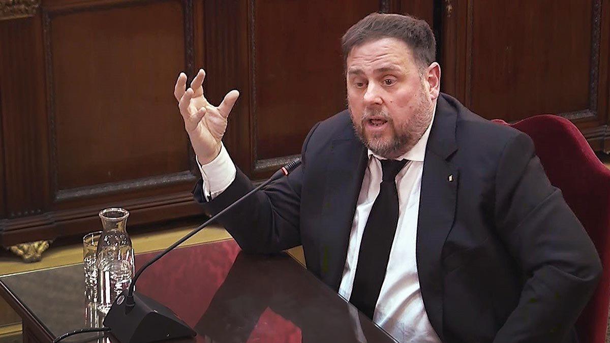 Declaración de Oriol Junqueras en el Supremo.