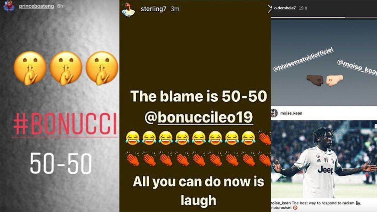 Muchos jugadores cargaron contra Bonucci en Instagram