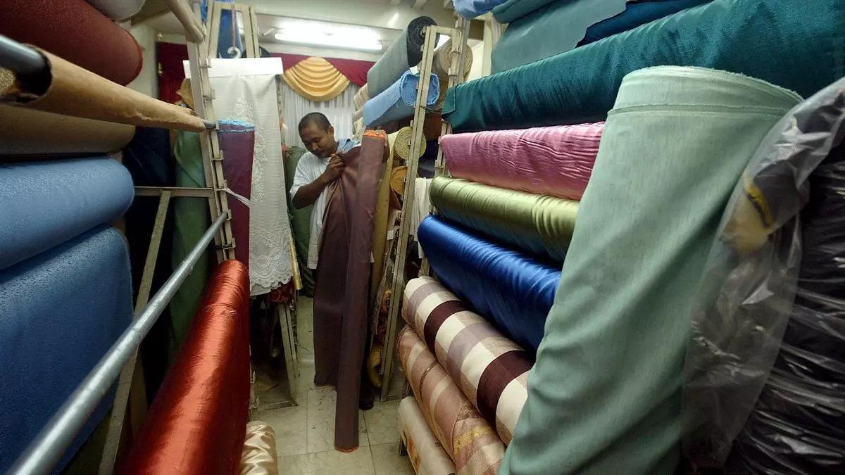 Imagen de una industria textil en Filipinas.