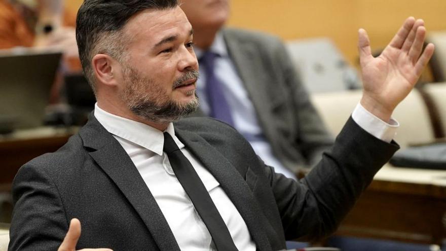 Rufián es queda sol en la seva iniciativa per reunificar les esquerres