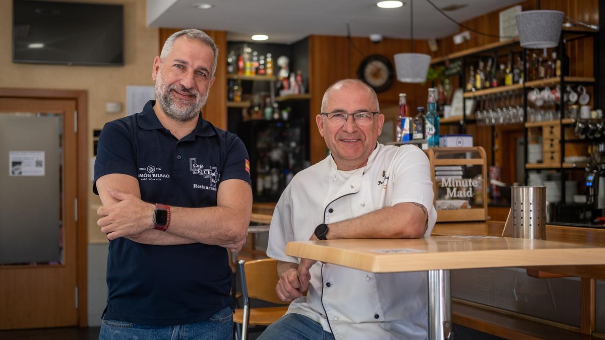 Camilo y Paco Remedios del restaurante El Chupi, de Badajoz.