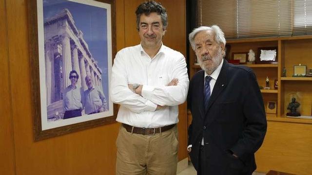 Alejandro y Adriano Marques de Magallanes. Padre e hijo, actual director general y fundador de la compañía. // Ricardo Grobas