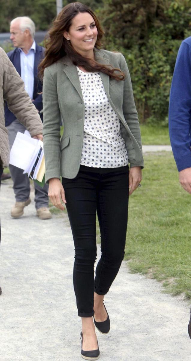Kate Middleton + Zara = blusa estampada