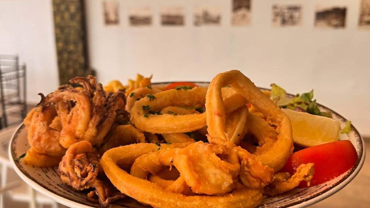 Uno de los platos de resturante en el corazón de Las Palmas