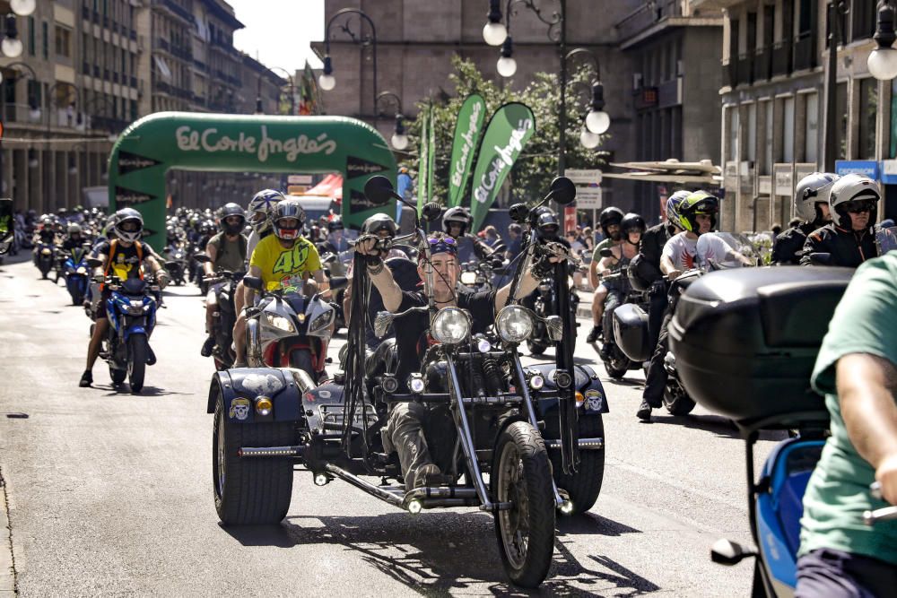 Más de 2.000 motoristas participan en ‘Moto Rock FM Mallorca’